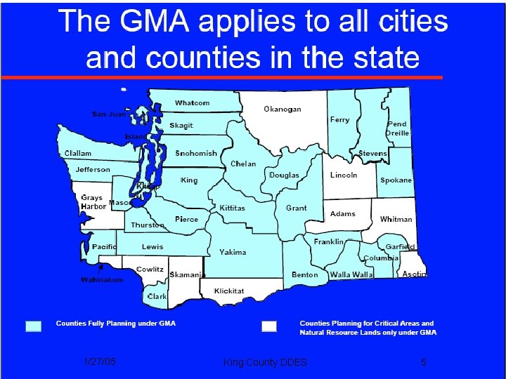 1/27/05 King County DDES 5 