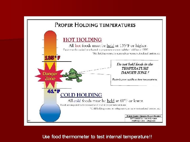 Use food thermometer to test internal temperature!! 