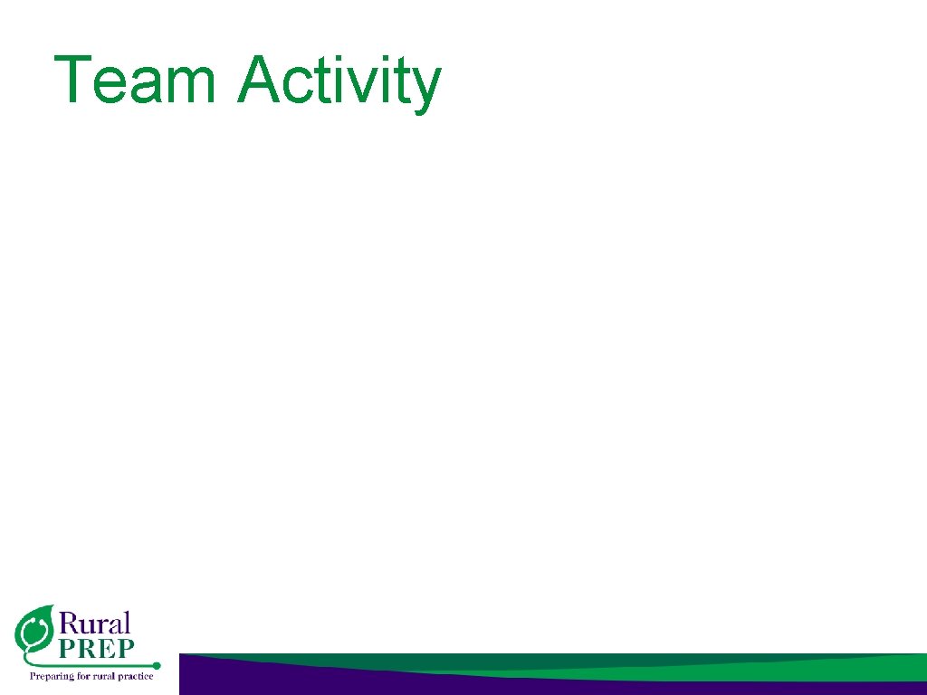 Team Activity 