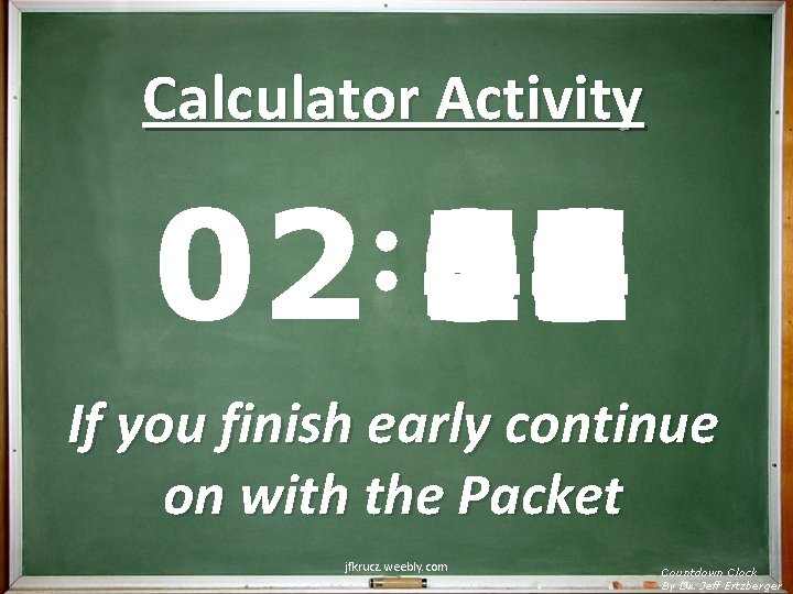 Calculator Activity 02 59 00 01 02 03 04 05 06 07 08 09