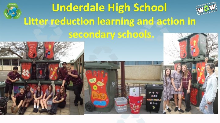 Underdale High School Litter reduction learning and action in secondary schools. 