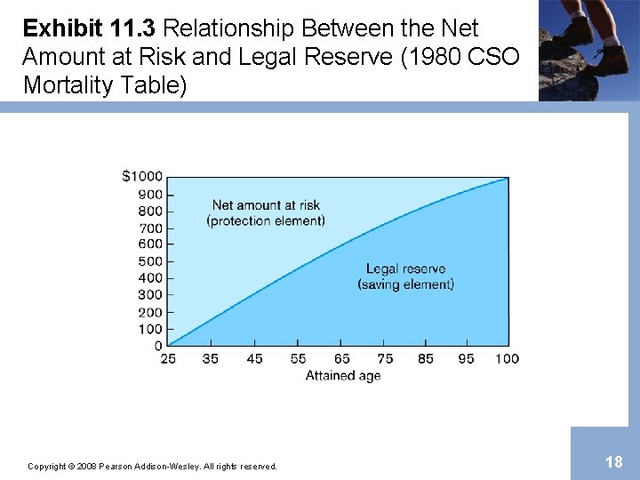 Exhibit 11. 3 Relationship Between the Net Amount at Risk and Legal Reserve (1980