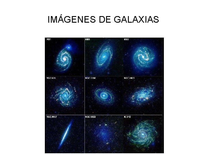 IMÁGENES DE GALAXIAS 