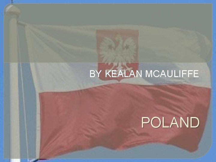 BY KEALAN MCAULIFFE POLAND 