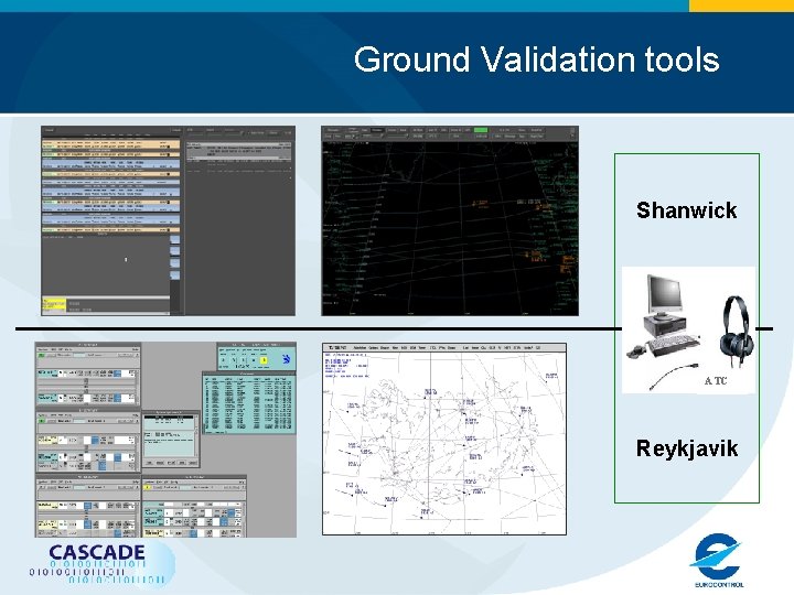 Ground Validation tools Shanwick ATC Reykjavik 
