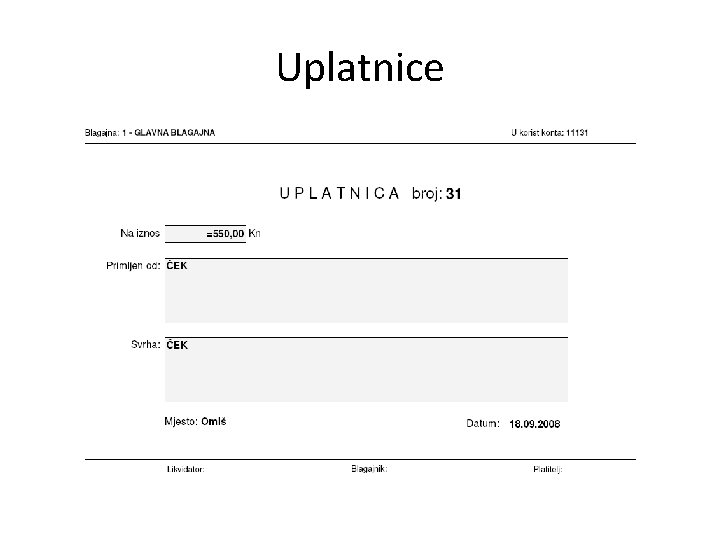 Uplatnice 