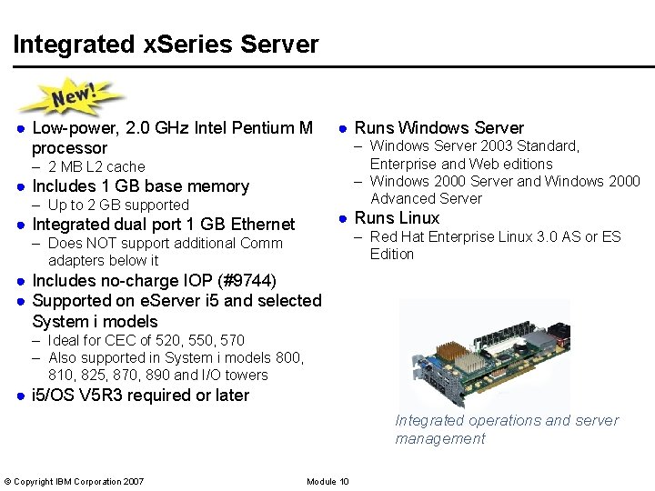 Introduction to System i for Computer Professionals x