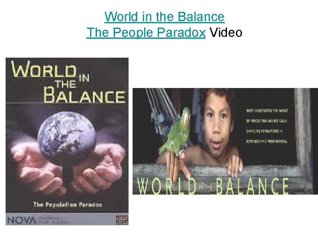 World in the Balance The People Paradox Video 