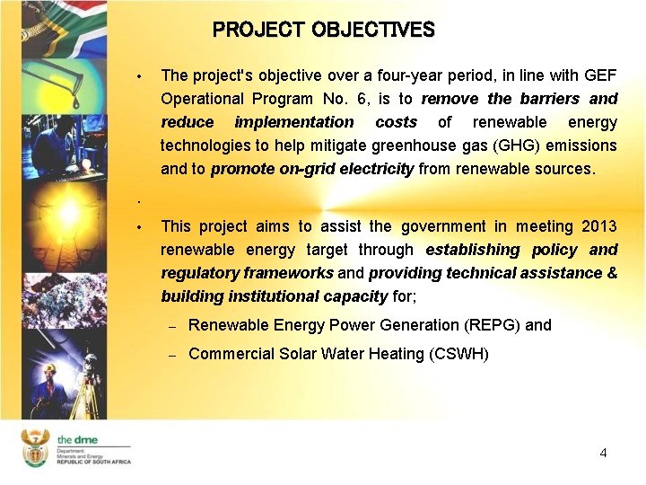 RENEWABLE ENERGY MARKET TRANSFORMATION PROJECT 1 WHAT IS