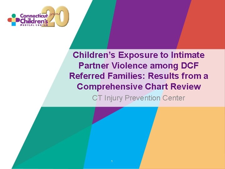 Childrens Exposure to Intimate Partner Violence among DCF