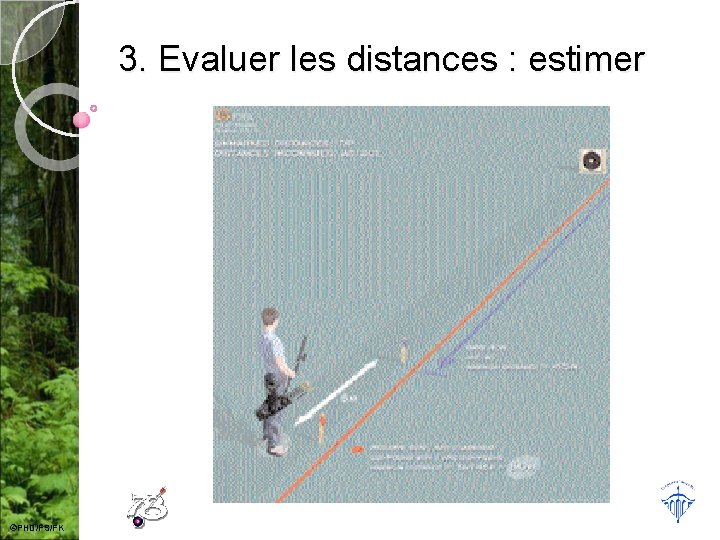 3. Evaluer les distances : estimer ©PHD/FS/FK 