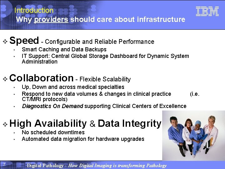 Introduction Why providers should care about infrastructure v Speed - Configurable and Reliable Performance