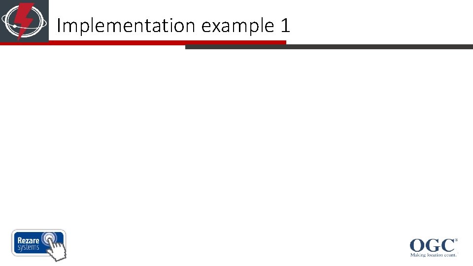 Implementation example 1 