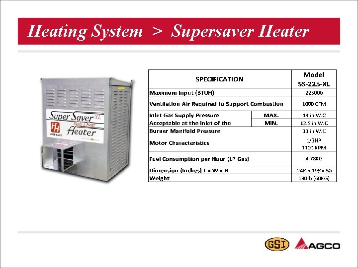 Heating System > Supersaver Heater 