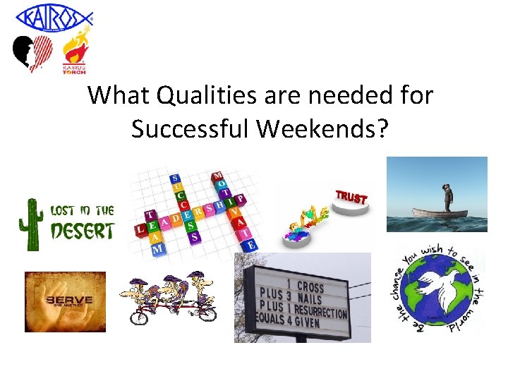 What Qualities are needed for Successful Weekends? 