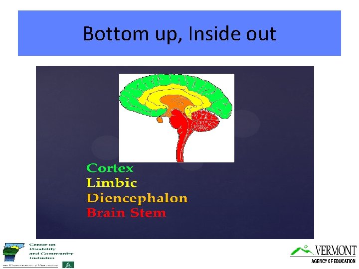 Bottom up, Inside out 