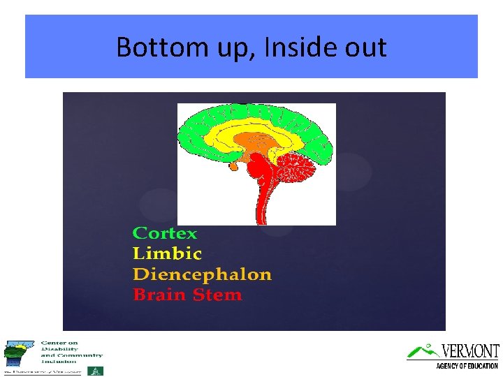 Bottom up, Inside out 