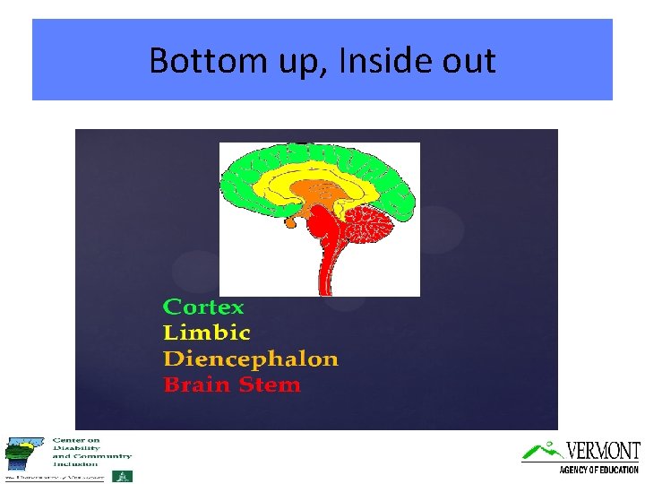 Bottom up, Inside out 