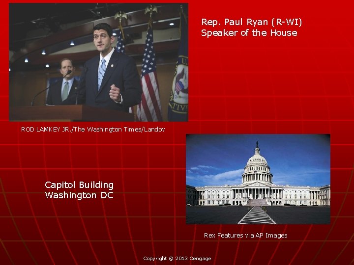 Rep. Paul Ryan (R-WI) Speaker of the House ROD LAMKEY JR. /The Washington Times/Landov
