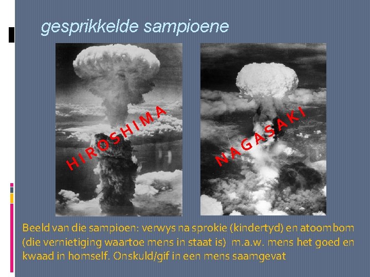 gesprikkelde sampioene R I H S O M I H A A N S