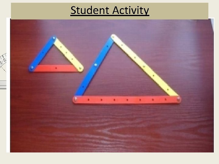 Student Activity B E A C D F 