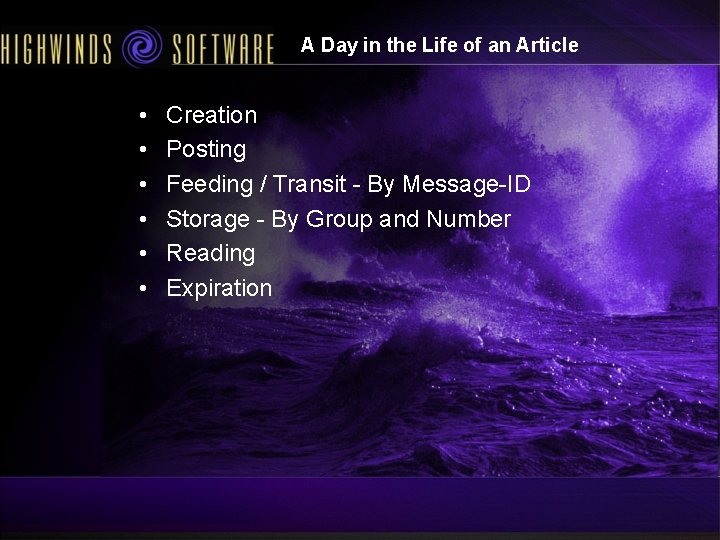 A Day in the Life of an Article • • • Creation Posting Feeding A Day in the Life of an Article • • • Creation Posting Feeding