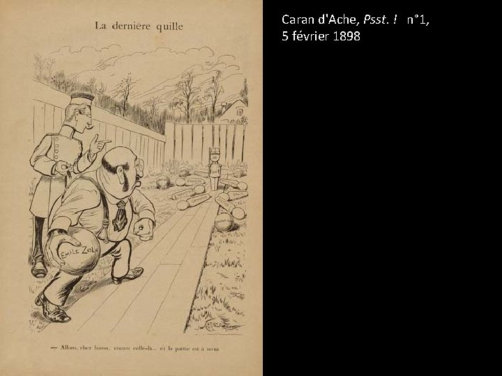 Caran d'Ache, Psst. ! n° 1, 5 février 1898 