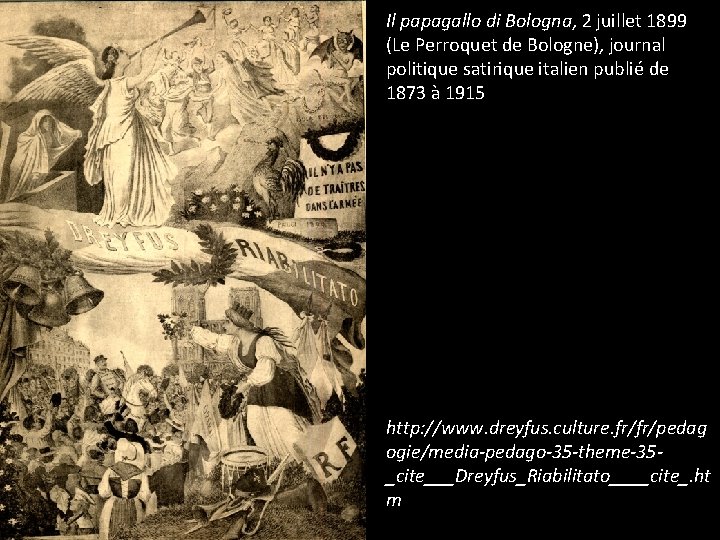 Il papagallo di Bologna, 2 juillet 1899 (Le Perroquet de Bologne), journal politique satirique