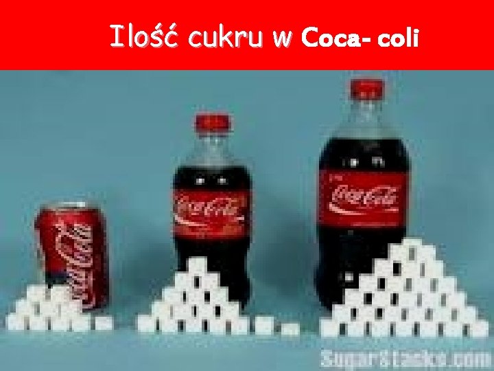 Ilość cukru w Coca- coli 