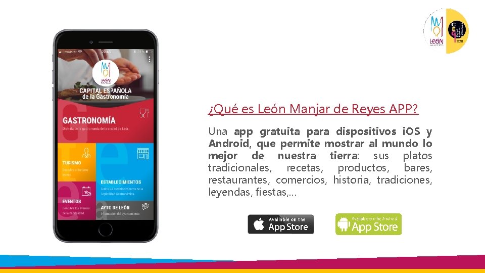 ¿Qué es León Manjar de Reyes APP? Una app gratuita para dispositivos i. OS