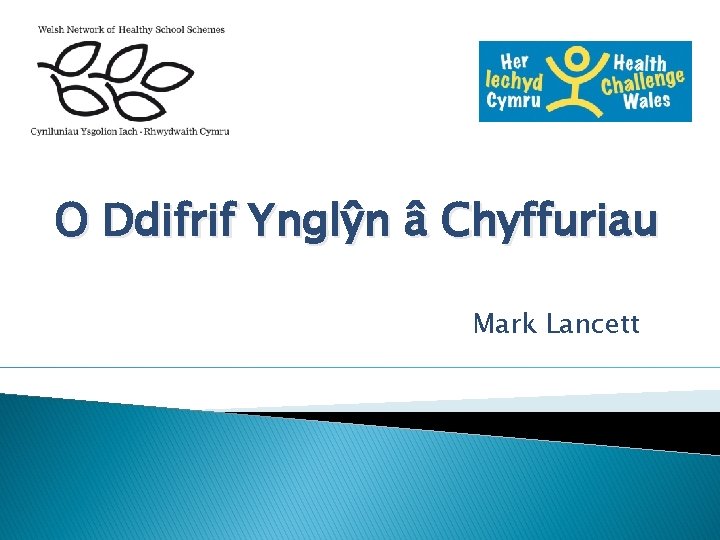 O Ddifrif Ynglŷn â Chyffuriau Mark Lancett 