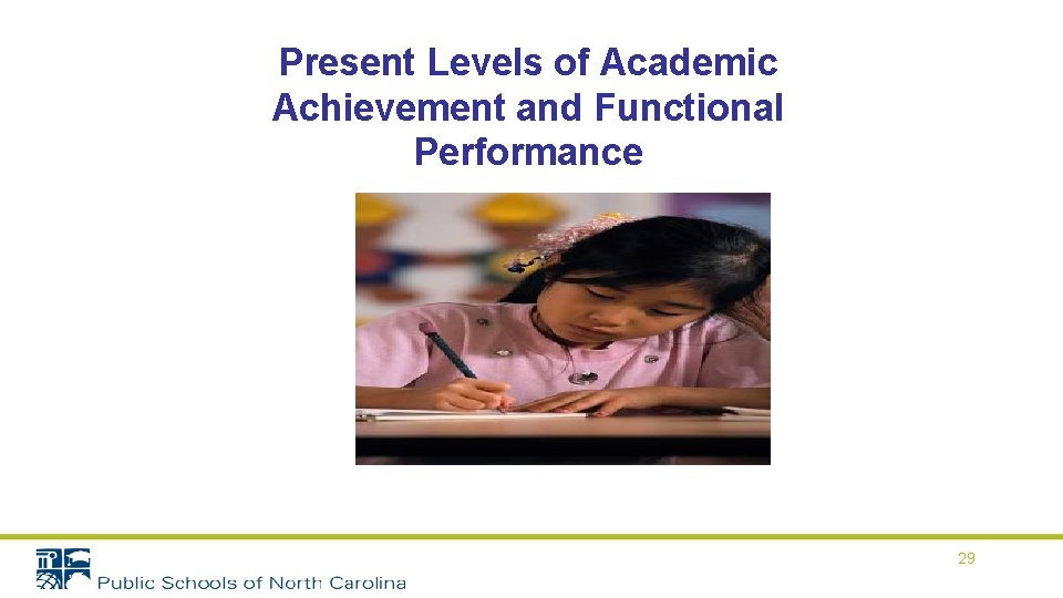 Present Levels of Academic Achievement and Functional Performance Case Study of Kara 29 