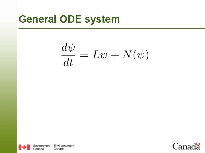 General ODE system 