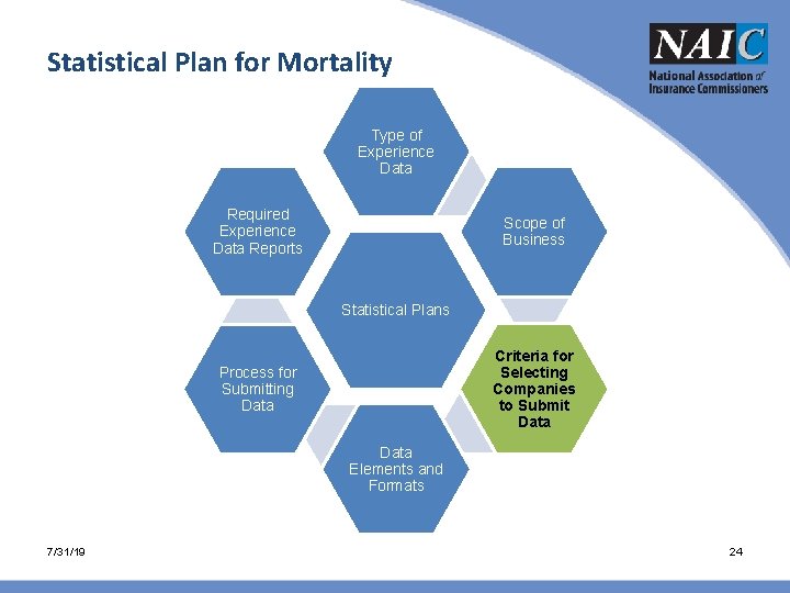 Statistical Plan for Mortality Type of Experience Data Required Experience Data Reports Scope of Statistical Plan for Mortality Type of Experience Data Required Experience Data Reports Scope of