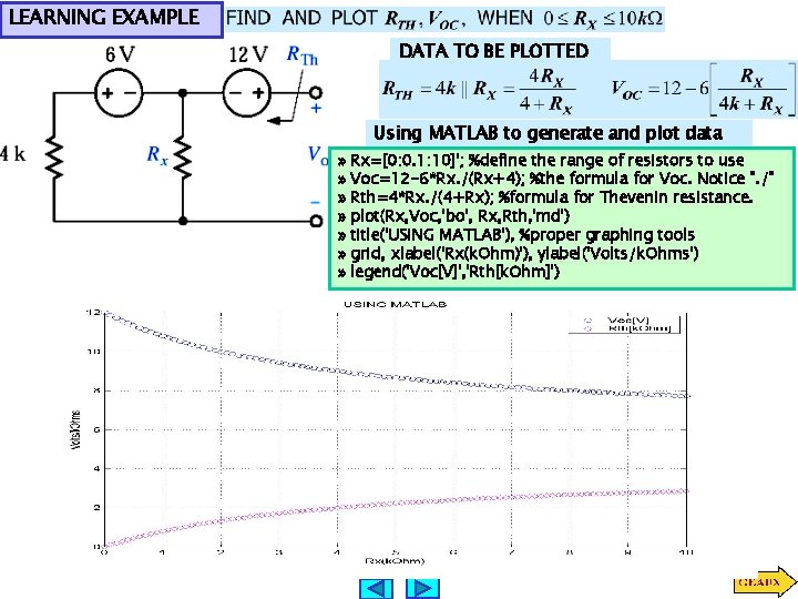 LEARNING EXAMPLE DATA TO BE PLOTTED Using MATLAB to generate and plot data »