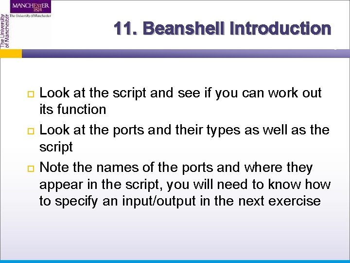 11. Beanshell Introduction Look at the script and see if you can work out