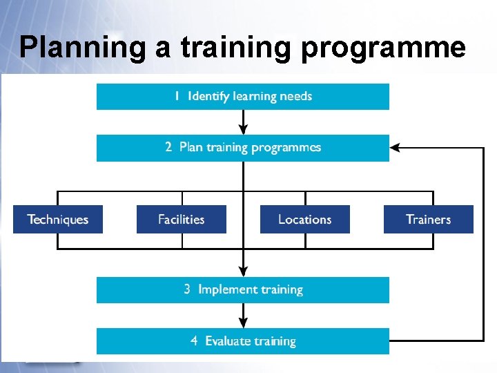 Planning a training programme 