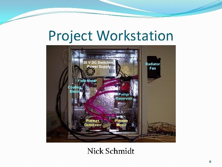 Project Workstation Nick Schmidt 6 