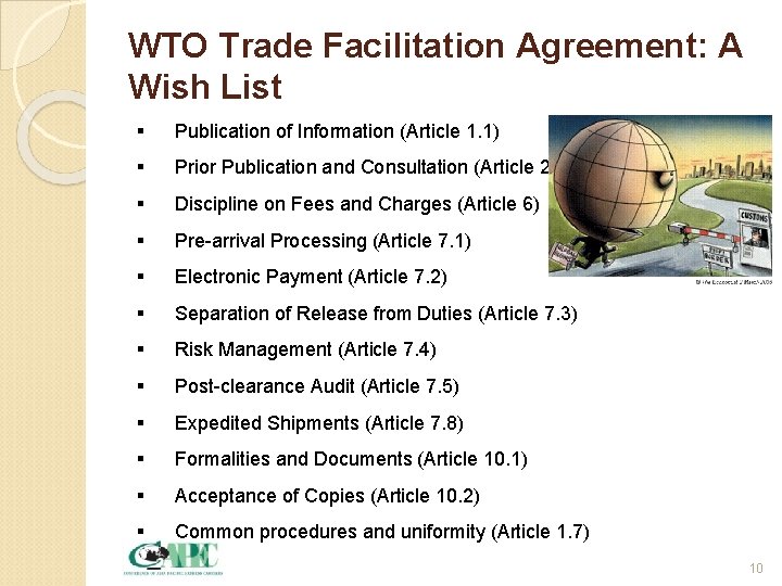 WTO Trade Facilitation Agreement: A Wish List § Publication of Information (Article 1. 1)