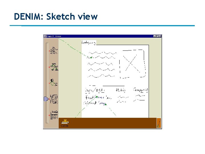 DENIM: Sketch view 