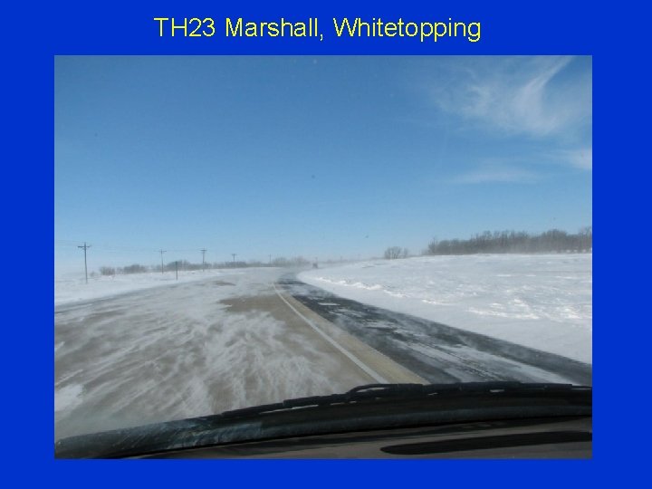 TH 23 Marshall, Whitetopping 