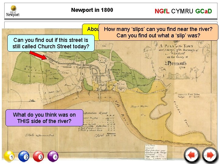 Newport in 1800 NGf. L CYMRU GCa. D About how Howmanystreets ‘slips’ can did