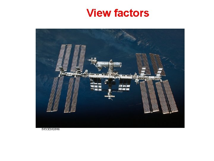 View factors 