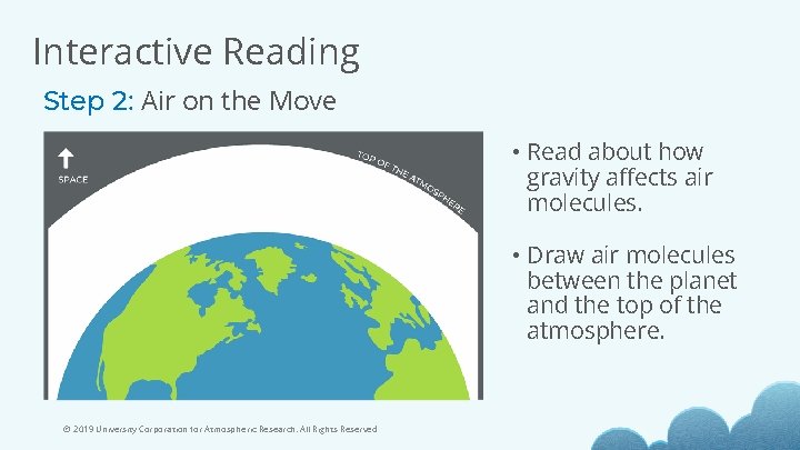 Interactive Reading Step 2: Air on the Move • Read about how gravity affects