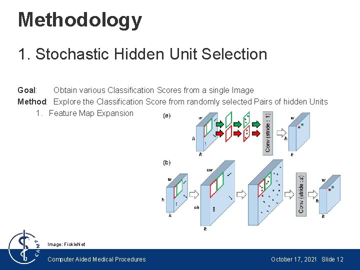 Methodology 1. Stochastic Hidden Unit Selection Goal: Obtain various Classification Scores from a single