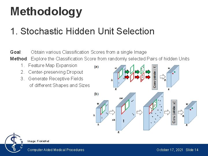 Methodology 1. Stochastic Hidden Unit Selection Goal: Obtain various Classification Scores from a single