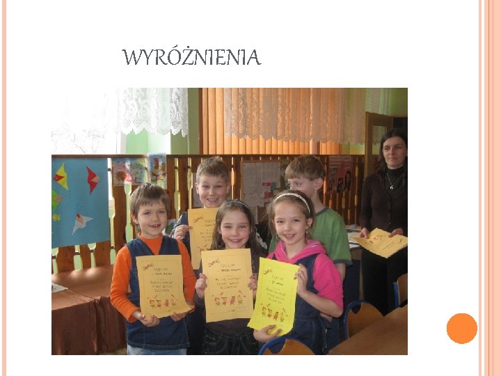 WYRÓŻNIENIA 