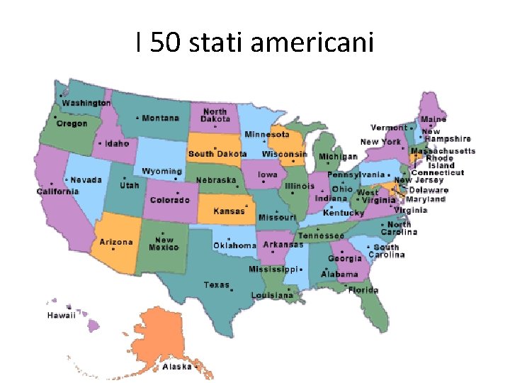 I 50 stati americani 