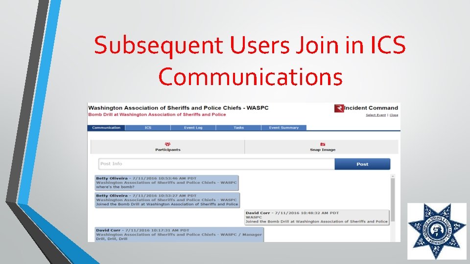 Subsequent Users Join in ICS Communications 