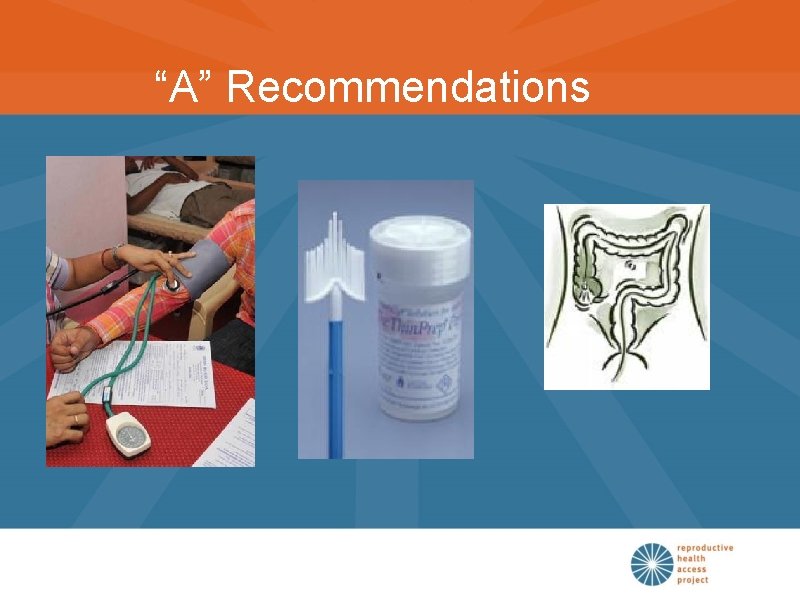 “A” Recommendations 